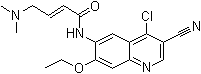 (E)-n-(4-chloro-3-cyano-7-ethoxyquinolin-6-yl)-4-(dimethylamino)but-2-enamide Structure,848133-88-0Structure