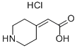 哌啶-4-基-乙酸盐酸盐结构式_84839-57-6结构式