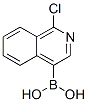 (1-氯-4-异喹啉)-硼酸结构式_848841-48-5结构式