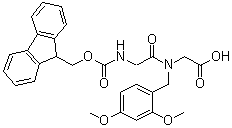N-[芴甲氧羰基]甘氨酰基-N-[(2,4-二甲氧基苯基)甲基]甘氨酸结构式_848861-65-4结构式