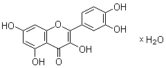 槲皮素二水合物结构式_849061-97-8结构式