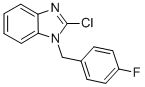 1-(4-Fluorobenzyl)-2-chlorobenzimidazole Structure,84946-20-3Structure