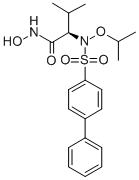 (2R)-2-[([1,1μ-联苯]-4-基磺酰基)(1-甲基乙氧基)氨基]-N-羟基-3-甲基-丁酰胺,(R)-N-羟基-2-(N-异丙氧基联苯-4-基磺酰胺)-3-甲基丁酰胺结构式_849773-64-4结构式