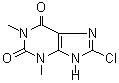 8-氯茶碱结构式_85-18-7结构式