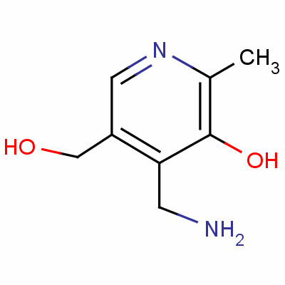 吡哆胺结构式_85-87-0结构式