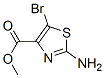 2-氨基-5-溴噻唑-4-甲酸甲酯结构式_850429-60-6结构式