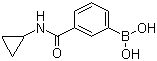 3-环丙氨基羰基苯硼酸结构式_850567-23-6结构式