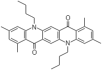 5,12-二丁基-5,12-二氢-1,3,8,10-四甲基-喹啉并[2,3-b]吖啶-7,14-二酮结构式_850815-10-0结构式