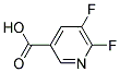 5,6-二氟-3-吡啶羧酸结构式_851386-33-9结构式