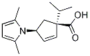 (1S,4S)-4-(2,5-二甲基-1H-吡咯-1-基)-1-异丙基-2-环戊烯羧酸结构式_851916-39-7结构式