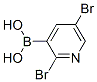2,5-二溴吡啶-3-硼酸结构式_852228-14-9结构式