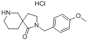 2-(4-苯氧基苯基)-2,7-二氮杂螺[4.5]-1-癸酮盐酸盐结构式_852338-82-0结构式