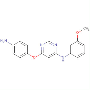 [6-(4-氨基-苯氧基)-嘧啶-4-基]-(3-甲氧基-苯基)-胺结构式_853298-73-4结构式