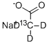 乙酸钠-2-13C,d3结构式_85355-10-8结构式