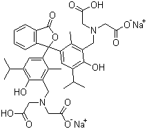 百里酚酞氨羧络合钠盐结构式_85409-48-9结构式