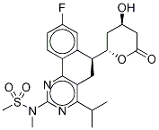 N-[(6s)-8-氟-5,6-二氢-4-(1-甲基乙基)-6-[(2s,4r)-四氢-4-羟基-6-氧代-2H-吡喃-2-基]苯并[h]喹唑啉-2-基]-n-甲基甲烷磺酰胺结构式_854898-47-8结构式