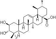 (2beta,3alpha)-2,3-二羟基乌苏-12-烯-28-酸结构式_856012-03-8结构式