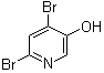 2,4-二溴-5-羟基吡啶结构式_857429-81-3结构式