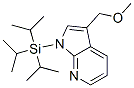 3-(甲氧基甲基)-1-[三(1-甲基乙基)硅酯]-1H-吡咯并[2,3-b]吡啶结构式_858117-06-3结构式