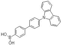 硼酸, [4-(9h-咔唑-9-基)[1,1-联苯]-4-基]-结构式_858131-73-4结构式