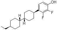 4-[(反式,反式)-4-乙基[1,1-双环己基]-4-基]-2,3-二氟苯酚结构式_860296-36-2结构式