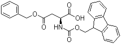 芴甲氧羰基-L-天冬氨酸 4-苄酯结构式_86060-84-6结构式