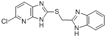 2-[(1H-苯并咪唑-2-甲基)硫代]-6-氯-1H-咪唑并[4,5-b]吡啶结构式_861124-28-9结构式