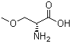 (R)-2-氨基-3-甲氧基丙酸结构式_86118-11-8结构式