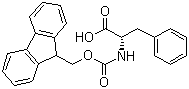 Fmoc-D-苯丙氨酸结构式_86123-10-6结构式