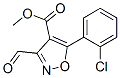 (9ci)-5-(2-氯苯基)-3-甲酰基-4-异噁唑羧酸甲酯结构式_863391-66-6结构式