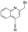 2-(溴甲基)-4-喹啉甲腈结构式_863654-36-8结构式