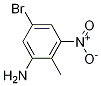 5-溴-2-甲基-3-硝基苯胺结构式_864550-40-3结构式