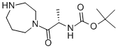 (S)-(2-[1,4]二氮杂环庚烷-1-基-1-甲基-2-氧代-乙基)-氨基甲酸叔丁酯结构式_864754-27-8结构式