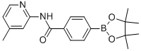 N-(4-甲基-吡啶-2-基)-4-(4,4,5,5-四甲基 -[1,3,2]二噁硼烷-2-基)-苯甲酰胺结构式_864754-46-1结构式