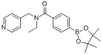 N-乙基-n-吡啶-4-甲基-4-(4,4,5,5-四甲基-[1,3,2]二噁硼烷-2-基)-苯甲酰胺结构式_864759-43-3结构式