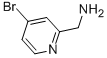 (4-溴吡啶-2-基)甲胺结构式_865156-50-9结构式