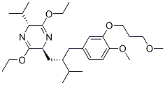 (2S,5R)-3,6-二乙氧基-2,5-二氢-2-[(2S)-2-[[4-甲氧基-3-(3-甲氧基丙氧基)苯基]甲基]-3-甲基丁基]-5-异丙基吡嗪; 阿利克仑-9结构式_866030-33-3结构式