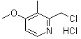 Ilaprazole impurity hcl (2-(chloromethyl)-4-methoxy-3-methylpyridine hcl) Structure,86604-74-2Structure