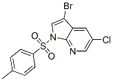 3-溴-5-氯-1-[(4-甲基苯基)磺酰基]-1H-吡咯并[2,3-b]吡啶结构式_866546-10-3结构式