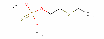 甲基内吸磷结构式_867-27-6结构式