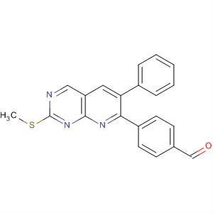 4-[2-(甲基硫代)-6-苯基吡啶并[2,3-d]嘧啶-7-基]苯甲醛结构式_867353-44-4结构式