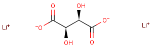 酒石酸锂结构式_868-17-7结构式