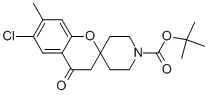 6-氯-7-甲基-4-氧代螺[苯并二氢吡喃-2,4-哌啶]-1-羧酸叔丁酯结构式_868361-90-4结构式