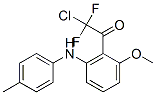 2-氯-2,2-二氟-1-[2-甲氧基-6-[(4-甲基苯基)氨基]苯基]-乙酮结构式_868395-20-4结构式