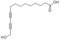 14-羟基-10,12-十四二酸结构式_86840-72-4结构式