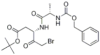 (3s)-5-溴-4-氧代-3-[[(2s)-1-氧代-2-[[(苯基甲氧基)羰基]氨基]丙基]氨基]-戊酸 1,1-二甲基乙酯结构式_868565-55-3结构式