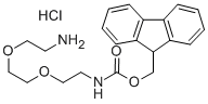 1-(9-芴烯甲基氧基羰基-氨基)-3,6-二噁-8-辛胺盐酸盐结构式_868599-73-9结构式