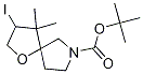 3-碘-4,4-二甲基-1-噁-7-氮杂螺[4.4]壬烷-7-羧酸 1,1-二甲基乙酯结构式_869979-40-8结构式