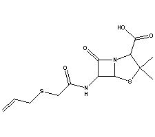 青霉素O结构式_87-09-2结构式