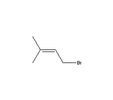 1-溴-3-甲基-2-丁烯结构式_870-63-3结构式